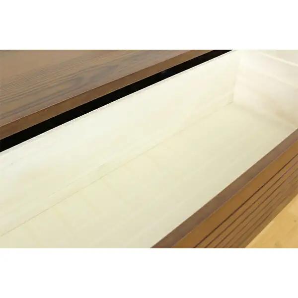 【開梱・設置】ラスティー 80cm ハイチェスト（ウォールナット）　AX029