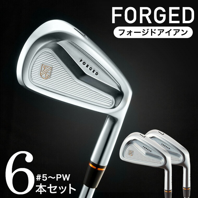 【ふるさと納税】FK-01キャビティ アイアン セット（6本セット）#5〜PW / 軟鉄鍛造 フォージド・アイアン 国産 ゴルフクラブ ゴルフ用品 580BE04N-680BE01N.