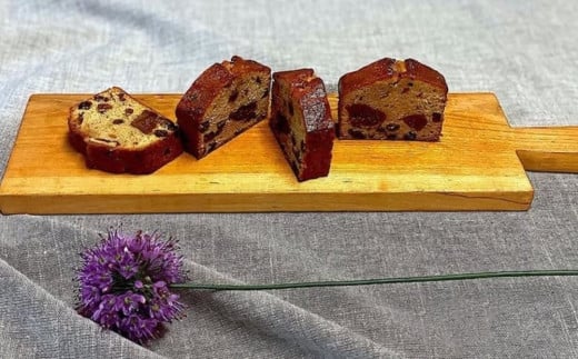 保存料・着色料は使用せず、三重県産高級小麦粉を使ったHideka.5のパウンドケーキ　無花果とレーズンのラム酒漬け　フルサイズ1本　Hideka.5【パウンドケーキ お取り寄せ グルメ スイーツ お菓