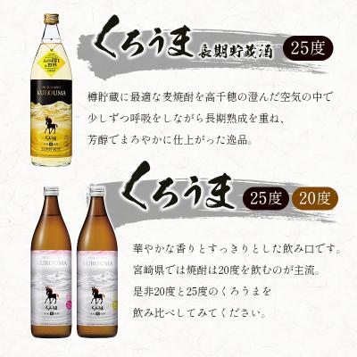ふるさと納税 西都市 神楽酒造　麦焼酎くろうま　5本飲み比べセット[2291] |  | 01