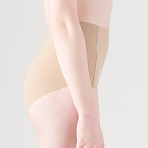 レディース【Smoon】深ばきショーツ1枚シームレス (06-38-GRBR-LL)　LLサイズ・GRBR