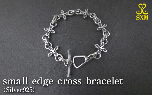 small edge cross bracelet