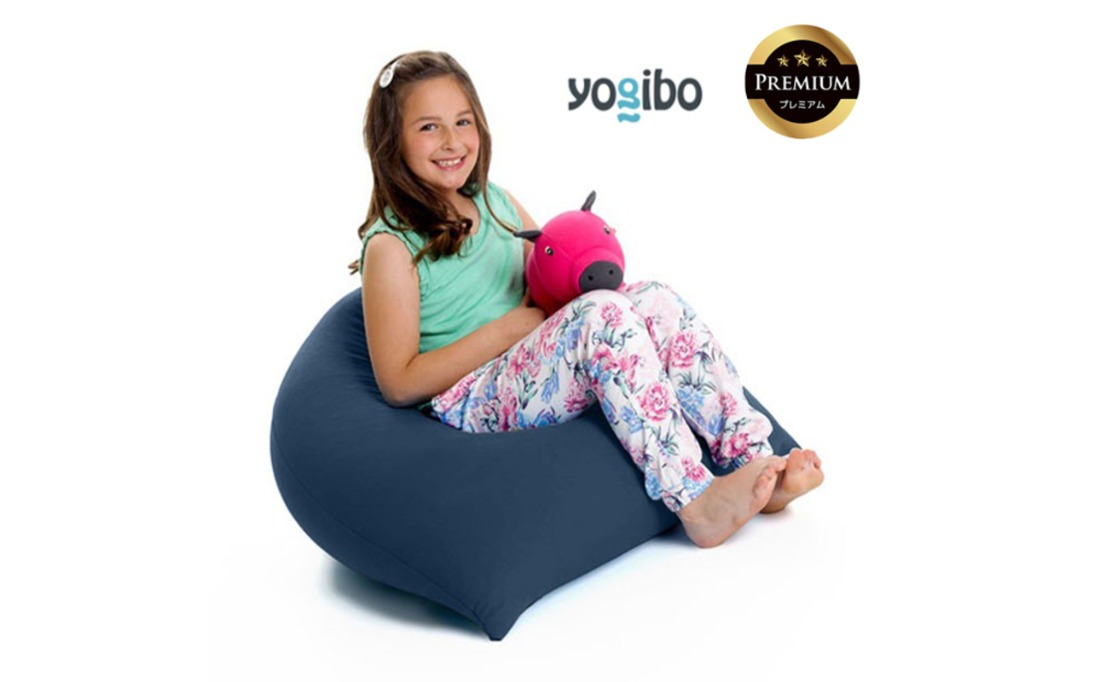 Yogibo Pyramid Premium（ヨギボー ピラミッド プレミアム）＜ネイビーブルー＞-[G777-4]