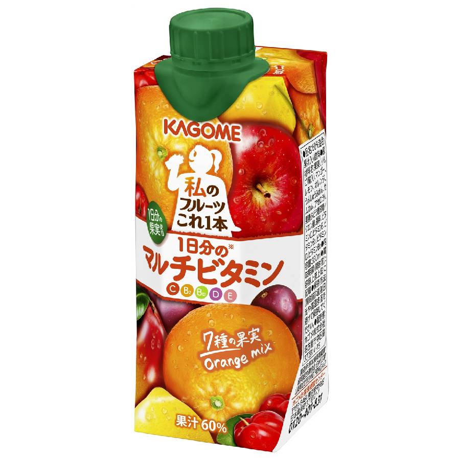 ＜カゴメ＞私のフルーツこれ一本　1日分のマルチビタミン330ml×12