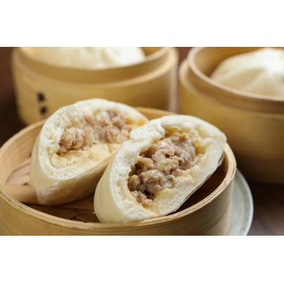 ふるさと納税 玉野市 「手作り豚まんとラーメンの店・八十八家本店」の白豚まん6個入 |  | 01