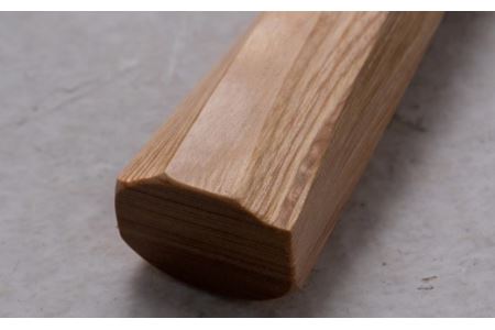 H50-35 ひねり八角柄 ダマスカス 三徳包丁+ペティセット【最長3ヶ月】を目安に発送