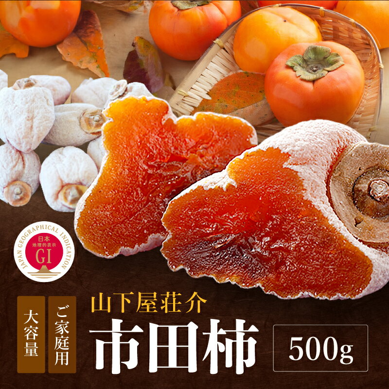 【ふるさと納税】 市田柿 信州 の 特産品 市田柿 ご家庭用 500g ＜2026年1月上旬〜2月下旬発送＞ | 果物 くだもの フルーツ 柿 かき 市田柿 長野県 信州 南信州 飯田市 B07
