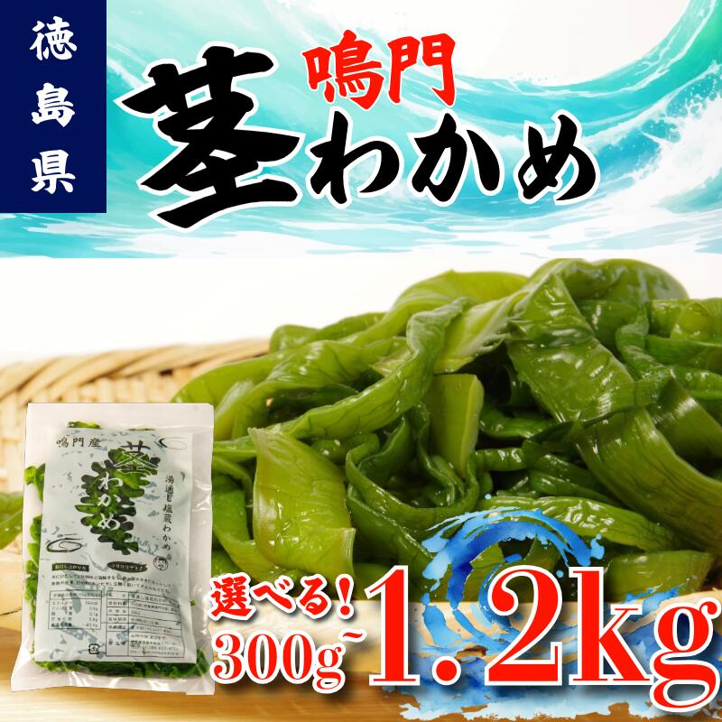 【ふるさと納税】 茎わかめ わかめ 300g 600g 1.2kg くき ワカメ 海藻 海産物 海藻サラダ 味噌汁 みそ汁 佃煮 キンピラ 酢のもの 和えもの 煮もの 小分け お徳用 大容量 コリコリ 食感 徳島 鳴門