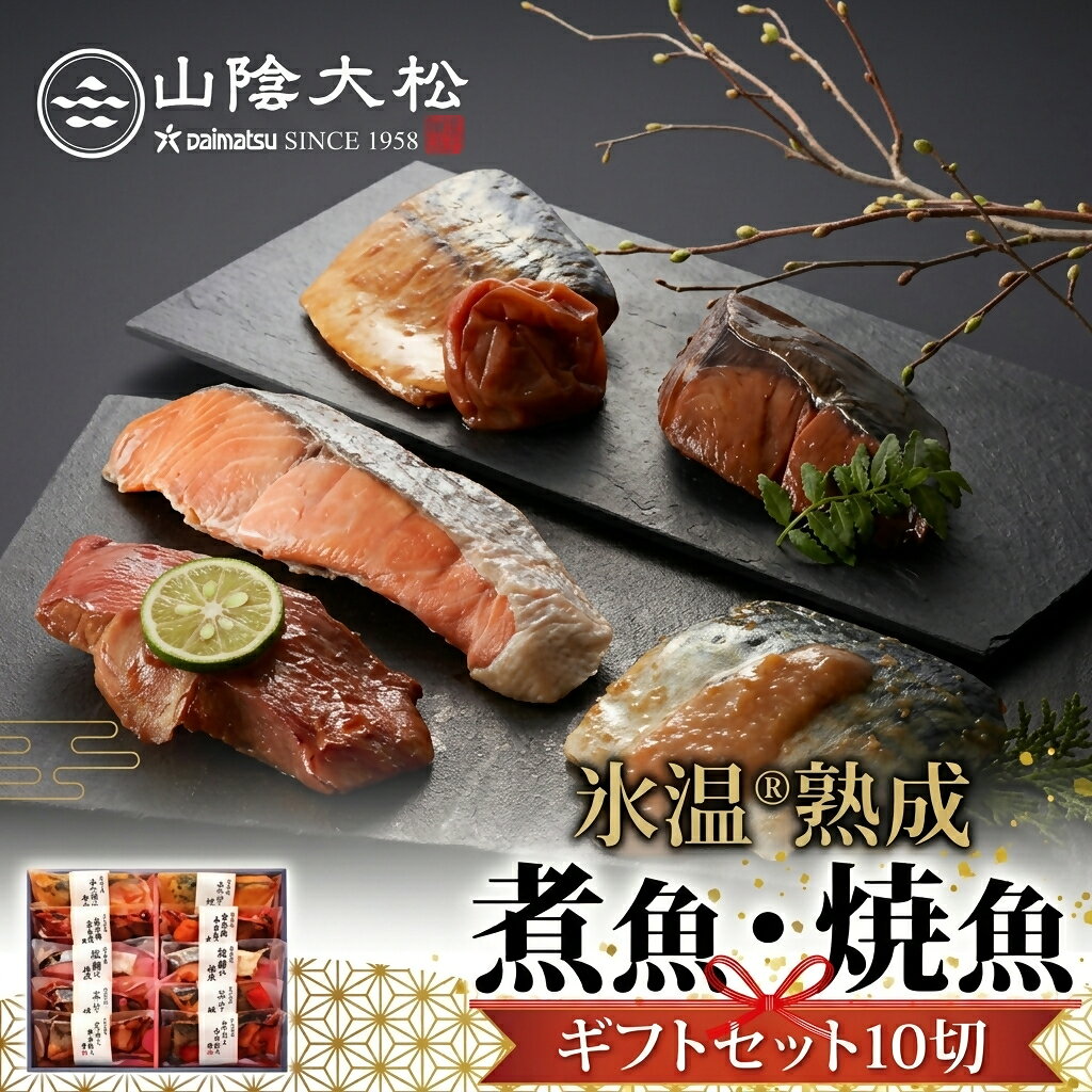 【ふるさと納税】〈山陰大松〉氷温熟成　煮魚・焼魚ギフトセット10切　IN-100ダイマツ