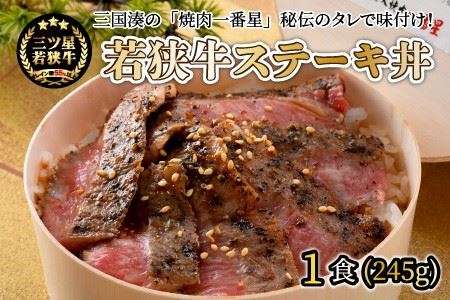 お手軽冷凍丼セット！ 「若狭牛ステーキ丼」「黒龍吟醸豚丼」 [A-0577]