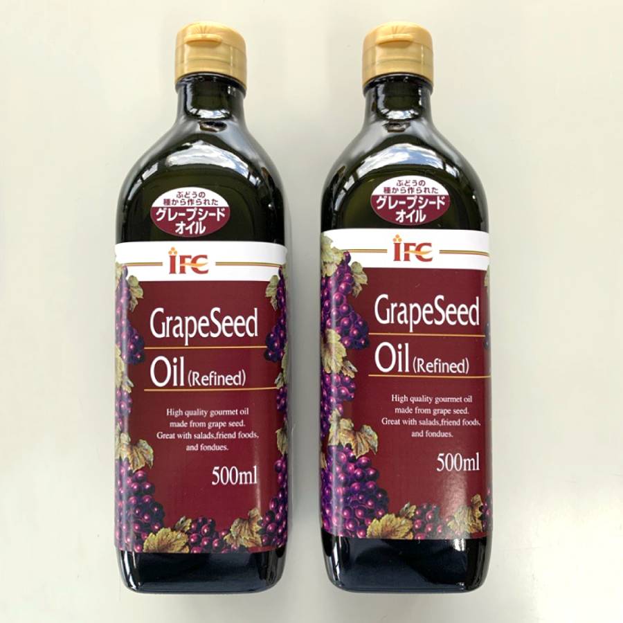 ＜イシダフーズ＞「グレープシードオイル」500ml×2（計1000ml）