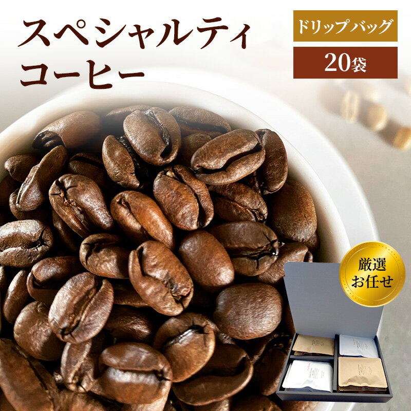 【ふるさと納税】珈琲 クドー珈琲豆店 スペシャリティコーヒー ドリップバッグ 厳選 お任せ 20P(10種類×各2パック) 味比べ セット