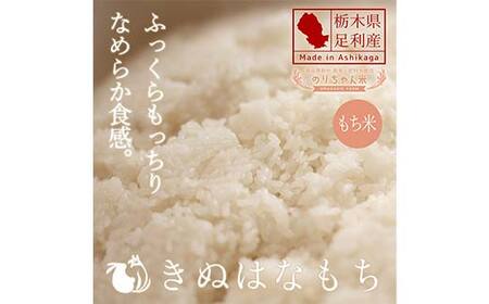 令和7年 足利市産 のりちゃん米 もち米 (きぬはなもち) 2kg＜栽培期間中 農薬・肥料不使用＞ 餅 もち 米 こめ 食品 農家 限定 2025年 年末 正月 新年 贈答 贈り物 ギフト プレゼント