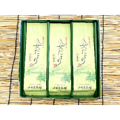 ふるさと納税 大牟田市 八女だより(上深蒸し茶)100g×3袋