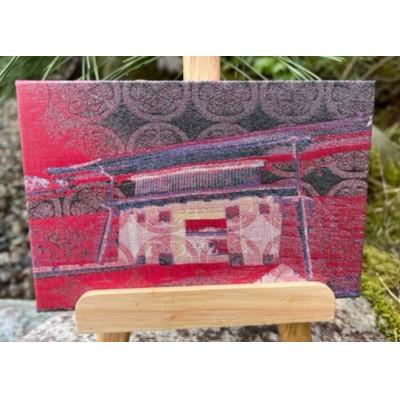 ふるさと納税 与謝野町 御城印帳(二条城) 赤【数量限定】