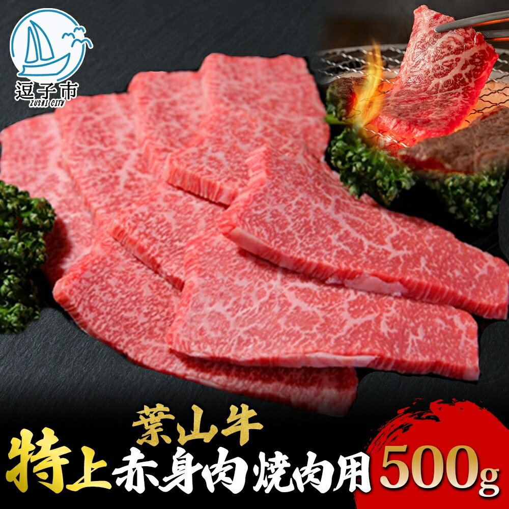 【ふるさと納税】葉山牛 特上赤身 焼肉用 500g 冨士屋牛肉店 葉山牛 和牛 にく 肉焼くだけ 焼き肉用 冷凍 お中元 ギフト 箱入り 贈答用 豪華 おもてなし神奈川県 【 逗子市 】　 逗子市 　お届け：発送可能時期より順次発送予定