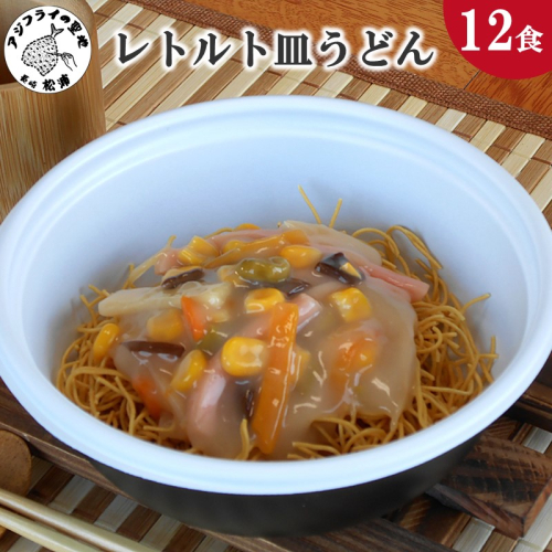レトルト皿うどん12食( レトルト 皿うどん うどん 簡単調理 詰め合わせ レンチン )【B7-033】