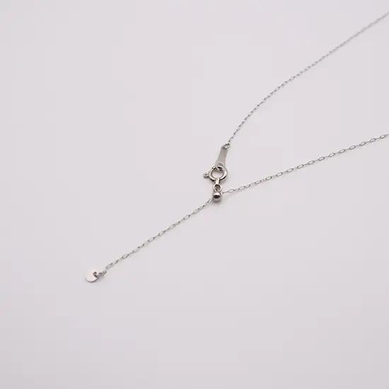 2067 Pt  黒蝶タヒチ真珠　8.0㎜up 　ダイヤモンド0.06ct　ペンダントネックレス