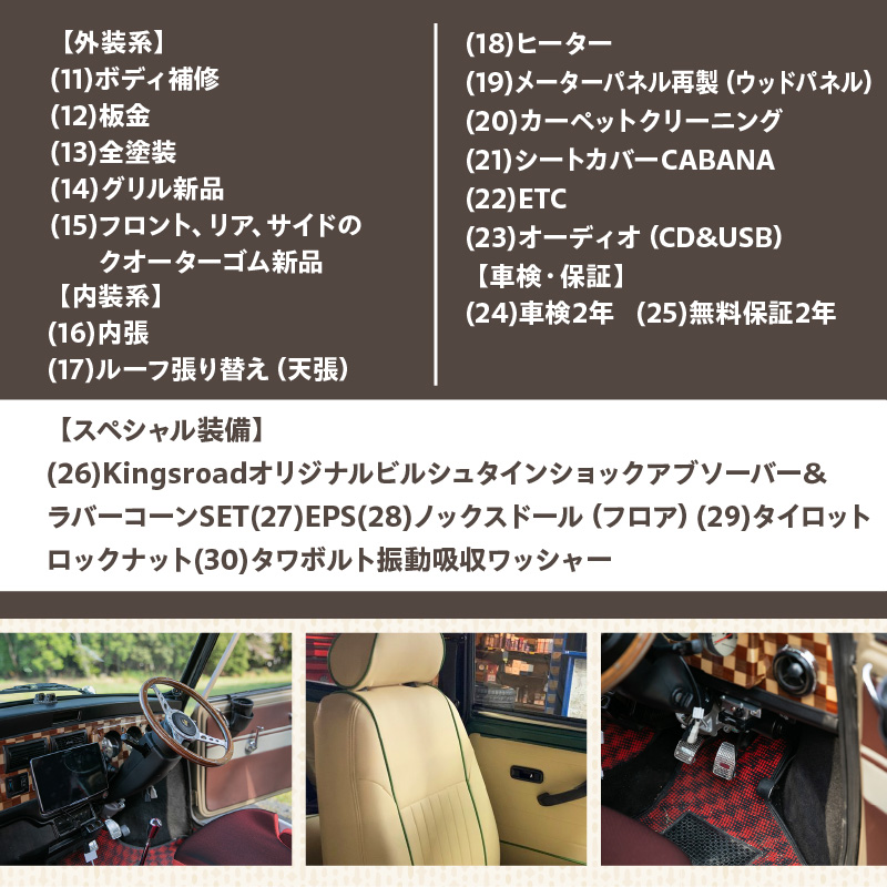 ローバーミニ専門店 中古車両を全リフレッシュ（エンジン、駆動類、外装系、内装系）して納車する「クラシックミニ スペシャルプラン」チケット