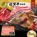 【ふるさと納税】佐賀牛 艶さし！【A4～A5】佐賀牛焼肉用 500g 肉 お肉 牛肉 和牛 牛 ※配送不可：離島　【鳥栖市】