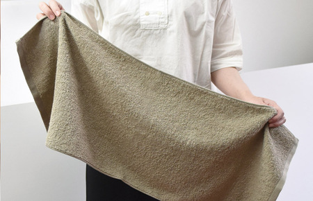 （今治タオルブランド認定品）ミニマルタオル　コンパクトバスタオル　2枚セット（オフホワイト）【I004520CBT2OW】