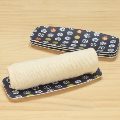 ふるさと納税 かつらぎ町 友禅和紙 おしぼり トレー 小花 小紋 5枚セット 食洗機対応の和風おしぼりトレー |  | 01