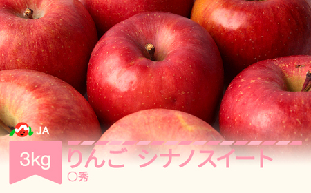 【先行予約】りんご シナノスイート 約3kg ◯秀 2026年産 令和8年産 ※沖縄・離島への配送不可  ja-rissx3