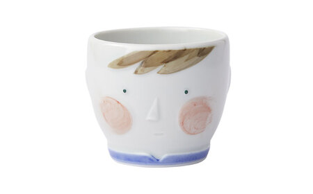 【瀬戸焼】ケランケラン 北風と太陽セット ブルー 【セラミック・ジャパン】 / 子ども用食器 食器 皿 コップ ギフト プレゼント / 瀬戸市[BBBC011]