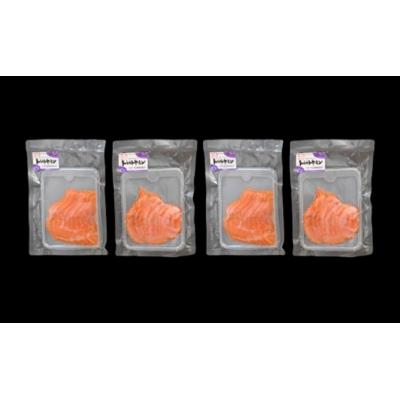 ふるさと納税 浦河町 北海道浦河町産『トラウトサーモン』のスモークサーモン×4P[02-1509] |  | 02