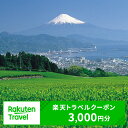 【ふるさと納税】静岡県静岡市の対象施設で使える　楽天トラベルクーポン　寄付額10,000円(クーポン3,000円)　【高級宿・宿泊券・旅行・ホテル・宿泊券】