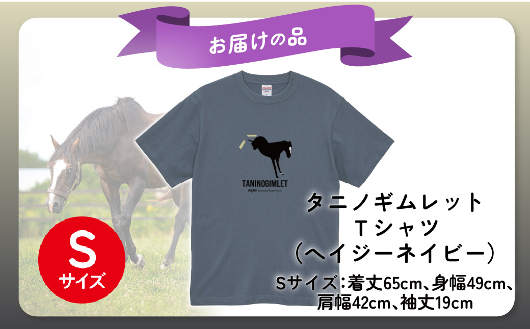 【破壊神タニノギムレット】（ヘイジーネイビー）Ｔシャツ 【S】 BRTV104-1_イメージ4