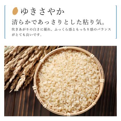 ふるさと納税 知内町 【令和7年産新米予約】【12カ月定期便】特別栽培米産地直送「玄米ゆきさやか 2kg」《帰山農園》 |  | 02