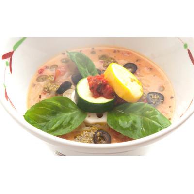 ふるさと納税 岩泉町 つるしこ濃厚ベジ温めんセット 4食入 [カレー温めん2食・トマトバジル温めん2食] |  | 01
