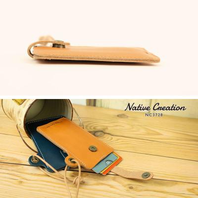 ふるさと納税 大和郡山市 Native Creation カードポシェット NC3728 BROWN  栃木レザー |  | 02