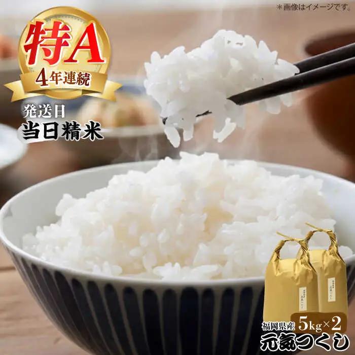 米 【特A】「元気つくし」 5kg×2袋 [10kg] [白米] [ABDF030] 米 白米 精米 ご飯 ごはん こめ コメ