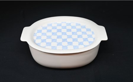【波佐見焼】オーブンウェア グラタン皿 和市松青 3点セット 耐熱食器 オーブン可 食器 皿 【協立陶器】 [TC63] 波佐見焼