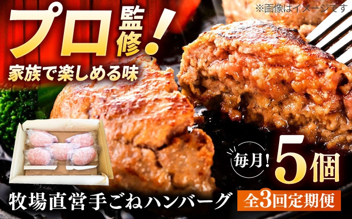 
            【3回定期便】牧場直営店の手作りハンバーグ（140g×5個）【川崎畜産】佐賀県産 ハンバーグ 牛肉 冷凍 はんばーぐ 牛肉 お惣菜 おかず 和牛 国産 ハンバーグ 九州 佐賀県 白石町 [IAX057]
          