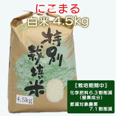 ふるさと納税 諫早市 【令和7年産】特別栽培米・九州のこだわり米「にこまる」白米4.5kg