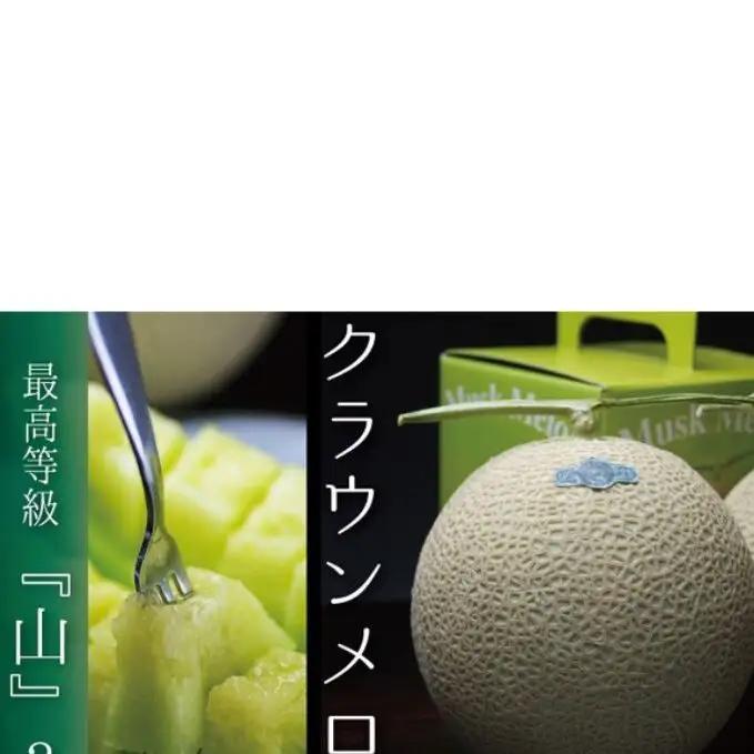 メロン 3ヶ月 定期便 クラウン 山等級 2玉入 果物 メロン