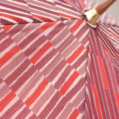 ふるさと納税 西桂町 婦人長傘 ノルディック枝(レッド)槙田商店の傘職人が作る北欧テイストの高品質でおしゃれな晴雨兼用雨傘 |  | 01