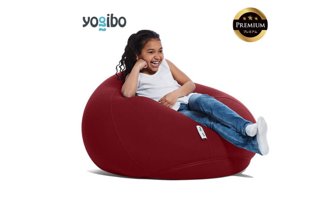 Yogibo Drop Premium（ヨギボー ドロップ プレミアム）＜ワインレッド＞-[G763-2]