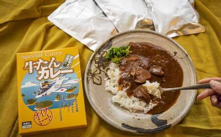 大きめ牛タンがゴロゴロ入った牛たんカレー（箱パッケージ入り6個）