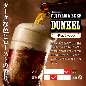 ふじやま ビール  3種(500ｍ×2本ずつ) 飲み比べ 6本セット クラフトビール