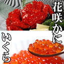 【ふるさと納税】花咲かに300g前後～450g前後×1尾、いくら醤油漬け100g×1P G-70011