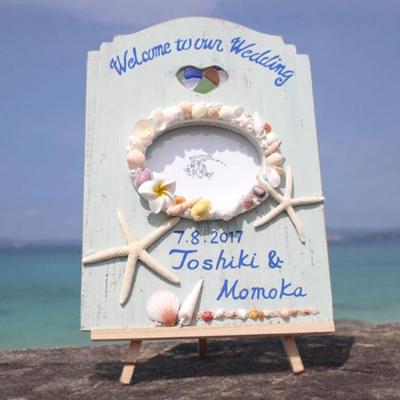 ふるさと納税 恩納村 ウエディングウェルカムボード 1個【沖縄の海からの贈り物】 |  | 02