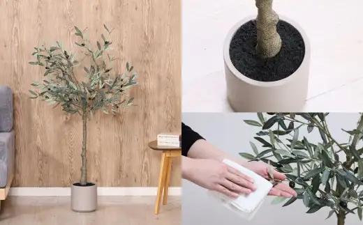 フェイクグリーン オリーブ 120cm （ CD：28054 ） オリーブ お手入れ不要 インテリア 室内 おしゃれ リビング 玄関 オフィス 50 PM