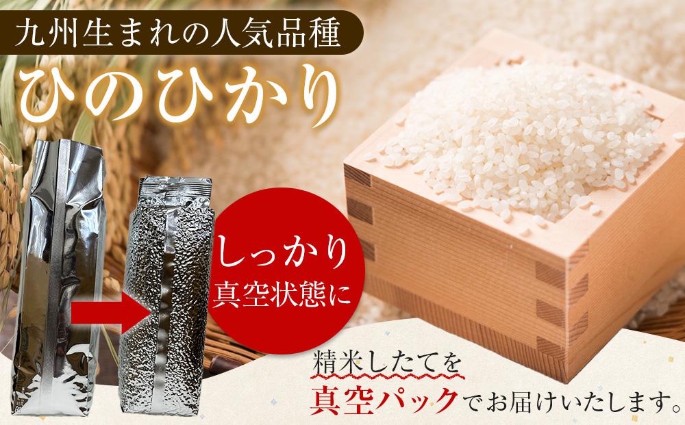 令和6年産 新米ひのひかり100%(自社保有田米) 10kg(小分け真空パック1000g×10) 福岡県 大川市