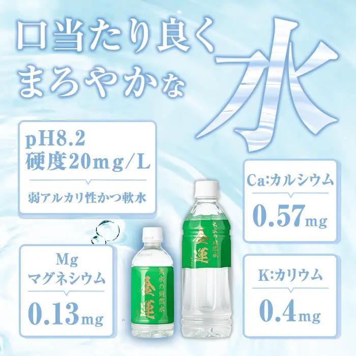 ミネラルウォーター 金運なり 350ml×24本 ミネラルウォーター 【出水酒造 izumi-syuzou】 i1181-A