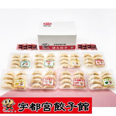 ふるさと納税 宇都宮市 「宇都宮餃子館」食べ比べ8色セット