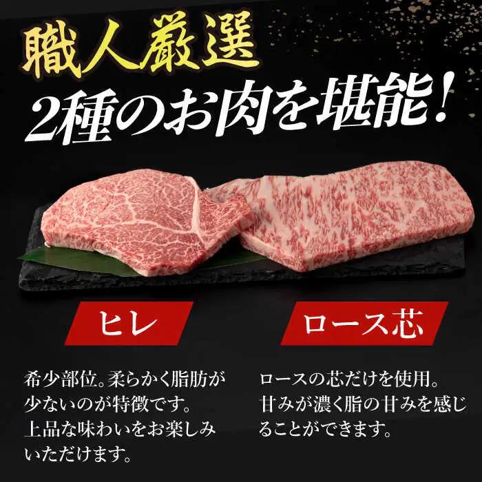 【12回定期便】 長崎和牛2種 ステーキ食べ比べ [DBK005] お肉 定期便 12回